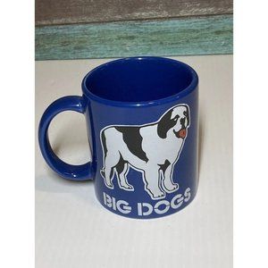 Vintage 1999 Big Dogs Dog Coffee Mug Cup St. Bernard NOS 12 oz